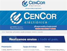 Tablet Screenshot of cencorelectronica.com